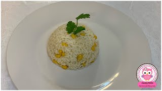 Arroz blanco con elote 🍚 [upl. by Sabino]