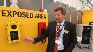 Vingtor Stentofon launches Call and Alarm panels at Nor Shipping 2013 [upl. by Eseer]