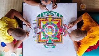 Sand Mandala Time Lapse Extended Version  Asheville NC  Urban Dharma  2012 [upl. by Clauddetta]