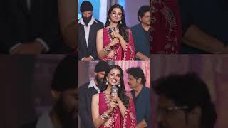 Meenakshi Chaudhary Speech at Lucky Baskhar PreRelease Event entertainment ytshorts trending [upl. by Remmos116]