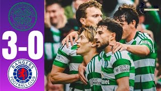 Celtic vs Rangers 30 Highlights William Hill Premiership 202425 [upl. by Aicilf]