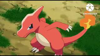 ASH Charmander evolves into charmeleon and to charizard full video [upl. by Francis]