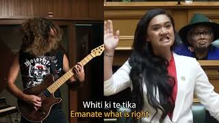 Māori Haka in NZ Parliament goes METAL [upl. by Tserof]