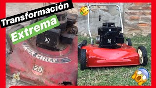 🔩RESTAURACIÓN de HERRAMIENTAS VIEJAS🛠CAMBIO ABSOLUTO restoration cortadora de césped 3 [upl. by Lucien]