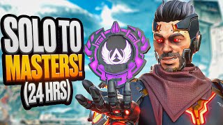 Solo to Masters in 24 Hours Mirage ONLY Apex Legends speed run [upl. by Ainav349]