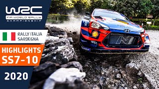 WRC  Rally Italia Sardegna 2020 Highlights Stages 710 [upl. by Gass151]