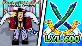 Level 0 Noob To MAX With DARK BLADE in Blox Fruits MOVIE [upl. by Aillicirp172]