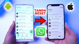 Cara Pindah Data Whatsapp Dari Android ke iPhone TANPA RESET 2024 [upl. by Yruj]