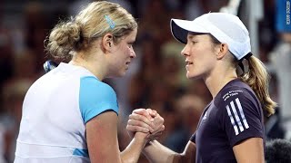 【50fps】Kim Clijsters v Justine Henin  Brisbane 2010 Final Highlights [upl. by Amle]