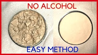 DIY  HOW TO FIX BROKEN COMPACT POWDERMAKEUP WITHOUT ALCOHOL [upl. by Mehsah174]