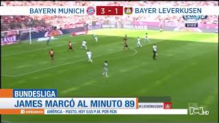 Gol de James Rodríguez Bayern Múnich 31 Bayer Leverkusen [upl. by Aerdnad699]