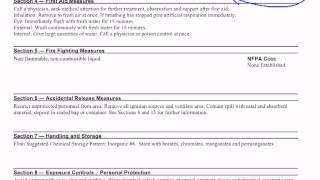 How To Read a MSDS [upl. by Nanor77]