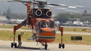 Sikorsky S64F Erickson AirCrane  Landing At KVNY [upl. by Michigan]