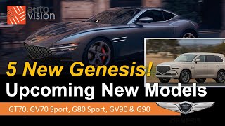 5 New Upcoming Genesis Models We Uncover GT70 G70 Sport G80 Sport GV90 and the All New G90 [upl. by Carl]