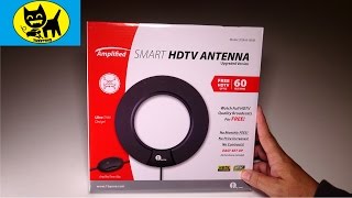 Unboxing 1byone HDTV Antenna  60 Miles Omnidirectional Amplified TV Antenna [upl. by Scurlock]