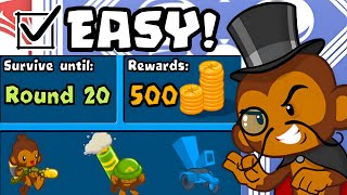 Professor Evil Today Easy Challenge BTD Battles [upl. by Onnem]