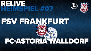 S2425 Relive FSV Frankfurt vs FCAstoria Walldorf [upl. by Asiek]