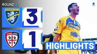 FROSINONECAGLIARI 31  HIGHLIGHTS  The Ciociari back to winning ways  Serie A 202324 [upl. by Leodora]