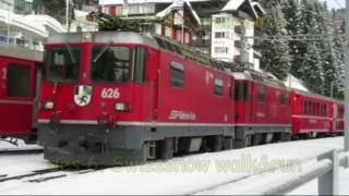 Die RhB auf der Strecke ChurArosa am 912010 [upl. by Aissirac451]