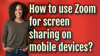 How to use Zoom for screen sharing on mobile devices [upl. by Ruelle846]