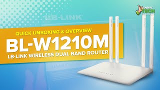 LBLINK BLW1210M 1200M 11AC Wireless Dual Band Router  Quick Unboxing [upl. by Hugibert]