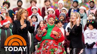 Hoda amp Jenna perform ‘Carefree Christmas’ live on TODAY plaza [upl. by Sackman]