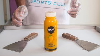 MANGO RAW PRESSERY ICE CREAM ROLLS  SATISFYING ASMR [upl. by Tneicniv270]