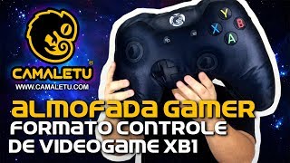 Almofada Gamer Controle de Videogame Xpillowbox Joystick One Xbox One Preto [upl. by Steffie808]