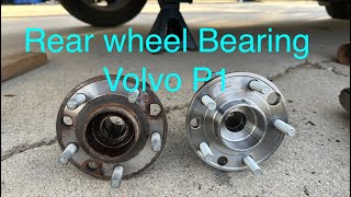 Volvo V50 Rear wheel bearing and brake pads replacement Volvo S40 V50 C30 C70 P1 [upl. by Berget]