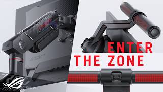 ROG Monitor Light Bar amp Ergo Arm  Enter the Zone  ROG [upl. by Sapphire]