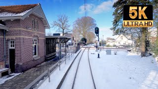 5K Winter Cab Ride in the Netherlands WAUW Utrecht  Baarn CABVIEW HOLLAND SLT 9feb 2021 [upl. by Eilsil888]