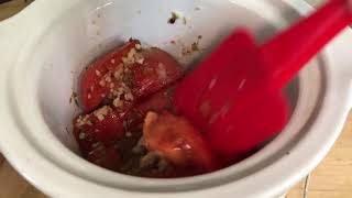 Crockpot Marinara Sauce With Fresh Tomatoes [upl. by Anayek]