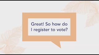 How do I register to vote  Hawaii Elections Explained [upl. by Arok]