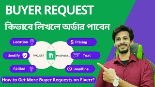 fiverr buyer request bangla tutorial  how to send buyer request on fiverr [upl. by Aiuhsoj]