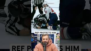 Referee prevents an injury a breakdown nhl hockey sports capitals referee [upl. by Agni885]