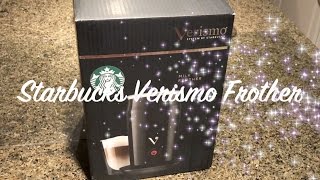 Starbucks Verismo Milk Frother  Unboxing and First Look [upl. by Maribelle]