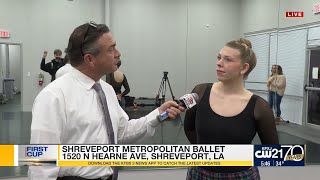 First Cup with First News Shreveport Metro Ballet’s The Nutcracker [upl. by Potts]