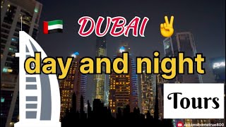 🏙️ Day and night  view of Dubai Marina 🇦🇪 4K ULTRA  HD Video [upl. by Nnylyma]