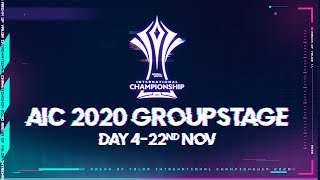 AIC 2020  Group Stage Day 4 [upl. by Yesak171]