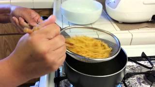 Cooking Chinese Egg Noodle [upl. by Anuska889]