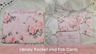 Friday Freebie 12 Library Pocket and Tab Cards with lots of extras [upl. by Aeresed256]