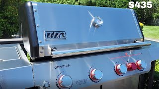 Weber Grill s435 Assembly Review [upl. by Ecinom]