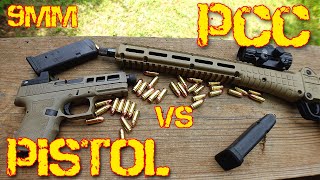 9mm Pistol vs 9mm PCC Pros and Cons [upl. by Esertal]