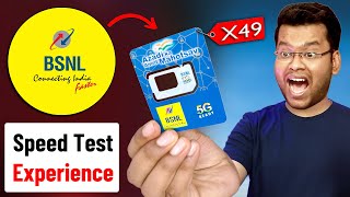 BSNL Sim Price PORT Speed Test YouTube Play Test amp Call Quality Test  BSNL Network Problem [upl. by Wurst]