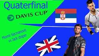 Novak Djokovic vs Cameron Norrie 🏆 ⚽ Davis Cup 11232023 AO 2 serbia VS Great britain [upl. by Aramo800]