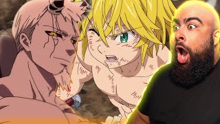 MELIODAS VS HENDRICKSON  Seven Deadly Sins Episode 24 Reaction [upl. by Nnaihs34]