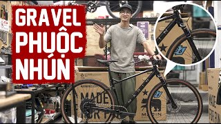 Unbox chiếc Gravel độc đáo  Marin DSX FS [upl. by Seuqirdor979]