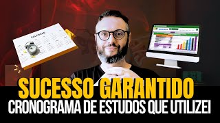 Como Passei em 9 Concursos com Este Cronograma Método Completo [upl. by Bajaj]