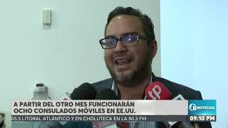 ON ESTELAR l A partir del otro mes funcionarán ocho consulados moviles en EEUU [upl. by Fenner]