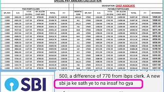 SBIJA Special Pay arrears क्या  🧐 SBclerk special Pay less than IBPSclerk exservicemanbanker [upl. by Brendin]